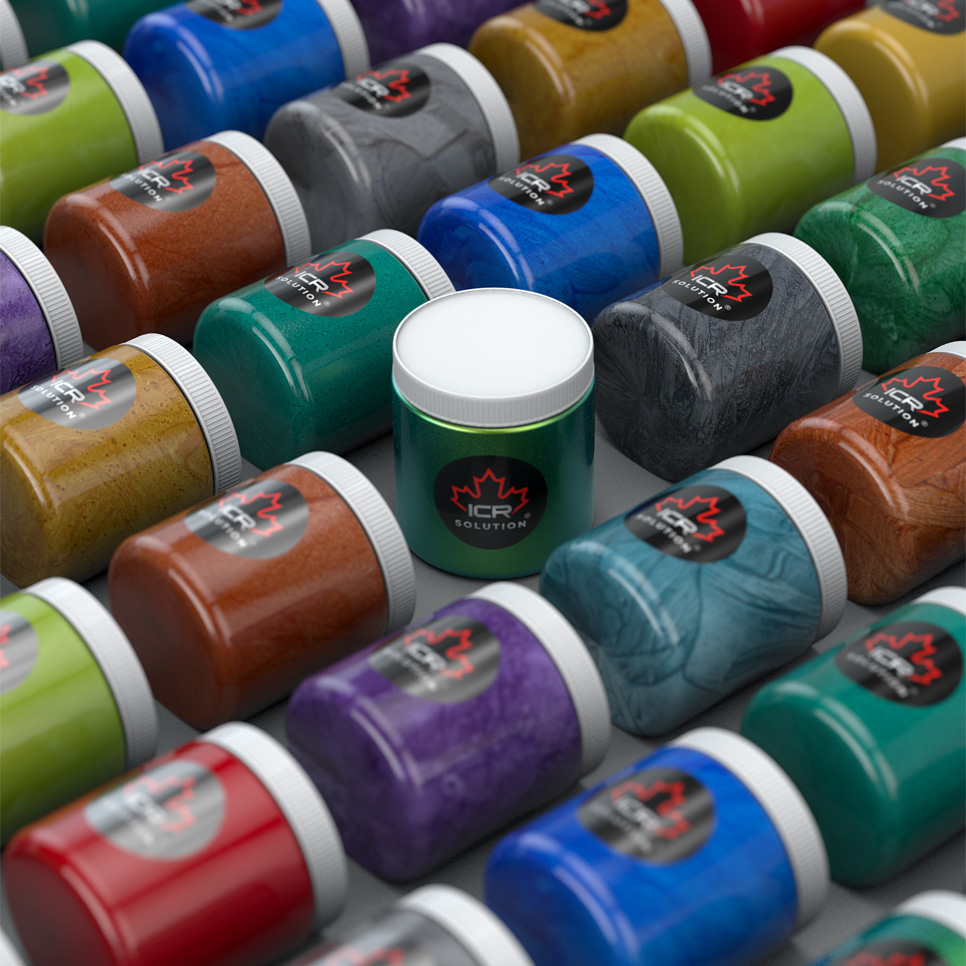 Etikettendesign und 3D-Mockup für Großhändler – aria studios