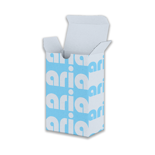 Verpackung - Faltschachtel mit aria design