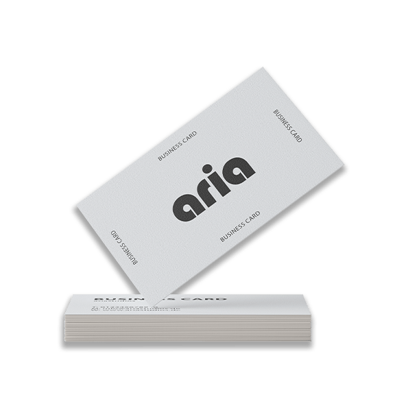 Grafikdesign - Visitenkarten mit aria design