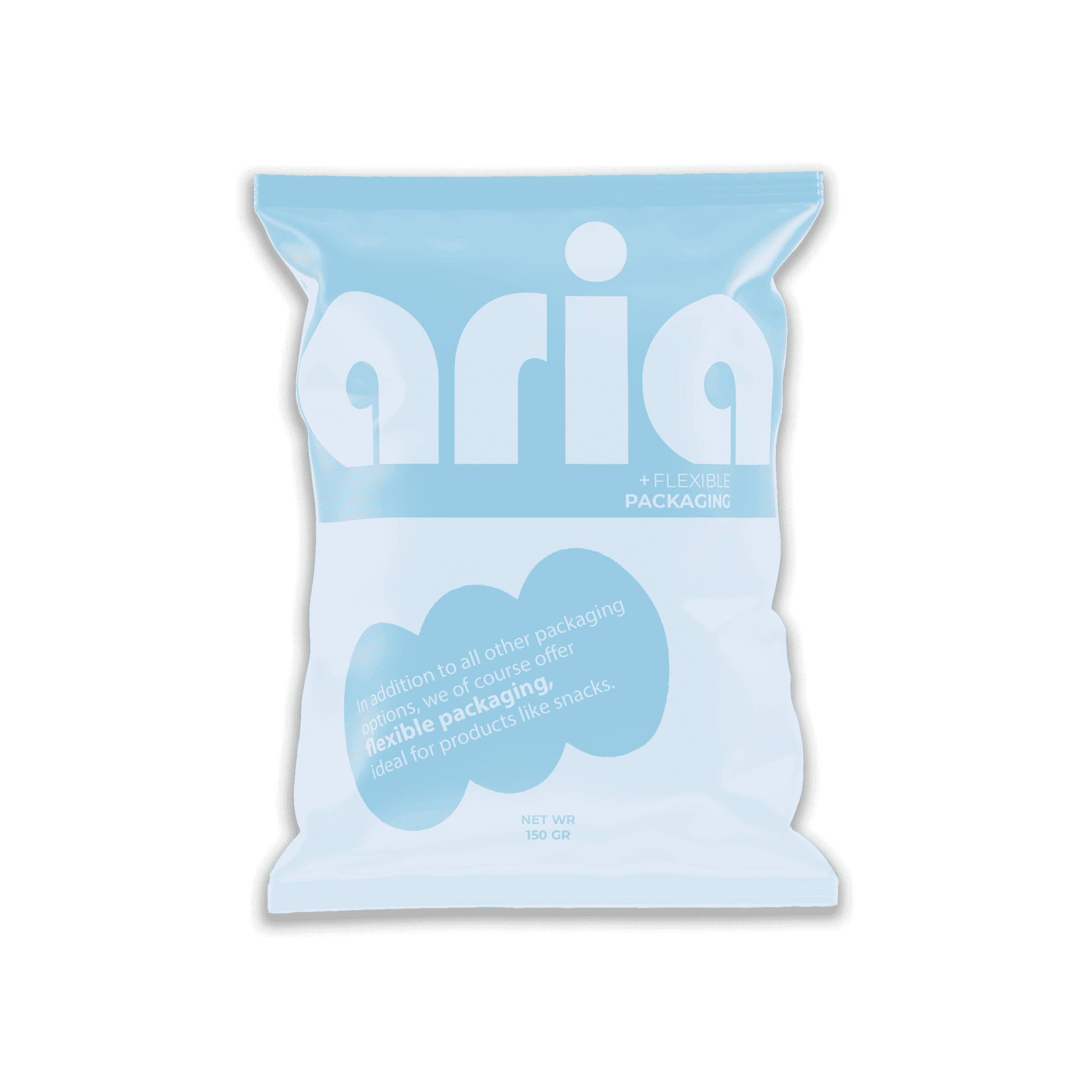 Verpackung - Flachbeutel mit aria design