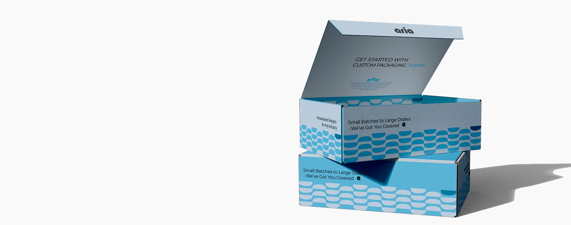 Verpackung mit kreativem Design und Branding von aria studios – individuell gestaltete Verpackung für ein markantes Erscheinungsbild